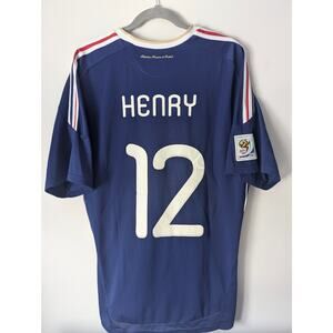 France Henry 2010 Home Authentic Jersey Men’s XL NWT Adidas